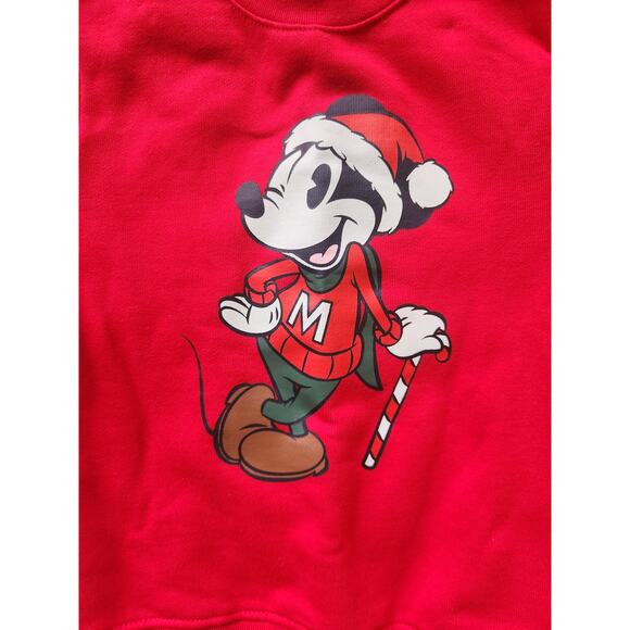 DISNEY kids Mickey Mouse Christmas sweatshirt size small - Picture 2 of 4